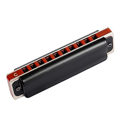 PacuM Harmonica par Instrument Clé Harmonica Diatonique 10 Trous Harpe Bouche Orgue Clé C Bas F Noir Laiton Couverture Phosphore Bronze Reed Harmonica - Les Beatles, Paul McCartney, John Lennon, RIngo Starr, George Harrison PacuM Harmonica par Instrument Clé Harmonica Diatonique 10 Trous Harpe Bouche Orgue Clé C Bas F Noir Laiton Couverture Phosphore Bronze Reed Harmonica – Image 5