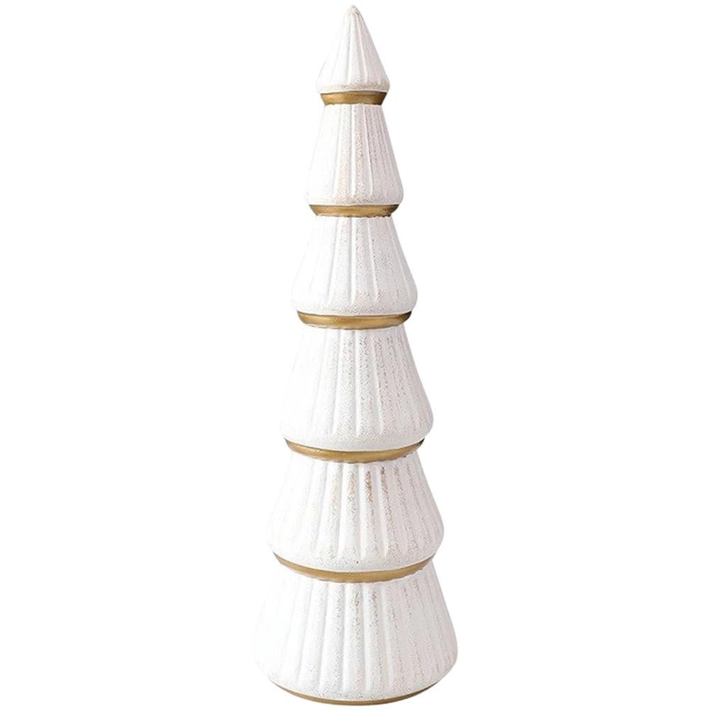 Vbsqic Mini Wooden Christmas Trees Ornaments Wood Xmas Trees Small Figurine Farmhouse Xmas Trees Ornaments Table Centerpiece Crafts Christmas Decorations