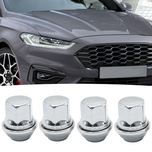 Tuercas de rueda de aleación pack de 4 compatibles con Ford Fiesta Focus y Volvo S40 V50 2
