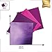 Purple Leather Scrap Sheets (4-Pack) – Genuine Leather for Craft & Sewing, 5×5 in / 12×12 cm