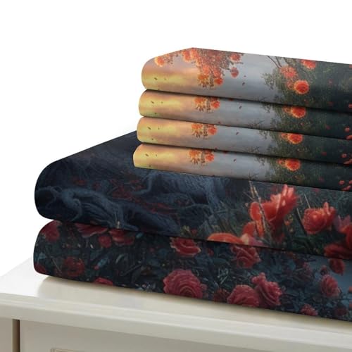 Parure Arbre de Vie microfibre super douce 3 pièces Super King