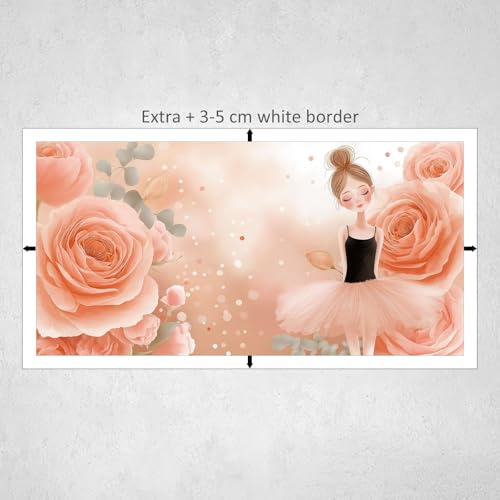 Impression sur Toile Rose Grand Format pour Habiller Murs Vides - 5