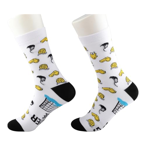 image for BWWKTOP Water Polo Socks Water Polo Player Gifts I'd Rather Be Playing