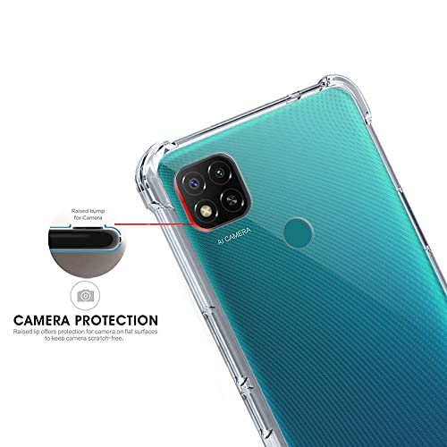 Image of TheGiftKart Crystal Clear Back Cover Case for Mi Redmi 9 / Redmi 9 Activ /Poco C31 | Shockproof Soft TPU Case | Cushioned Edges for Ultimate Protection Back Cover Case (TPU, Transparent)