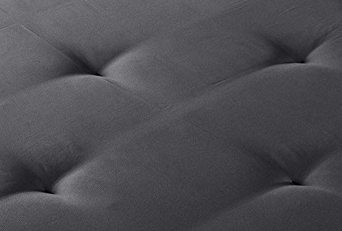 Dhp Carson 6 Inch Thermobonded High Density Polyester Fill Futon Mattress, Grey #TOP5