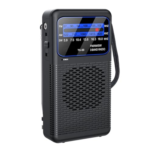 Eighosee TG-88 Tragbares AM/FM/SW Taschenradio