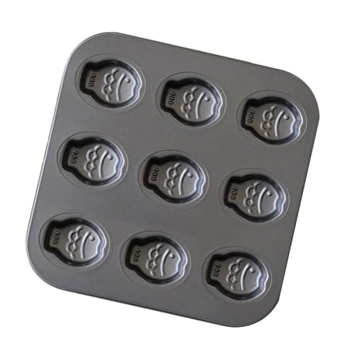 Japanese Styles Nonstick Bakeware Carbon Steel Baking Pan with Animal Shape Designs for Home Baking and Kids Party High Temperatures Resistant Bakeware