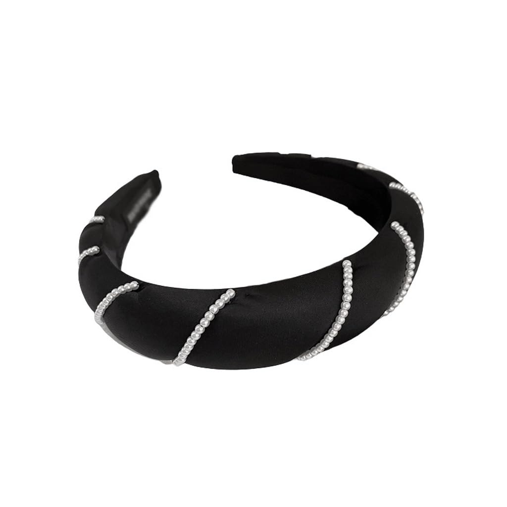 Bandeau en maille de perles accessoire cheveux haute pression pour coiffure femme