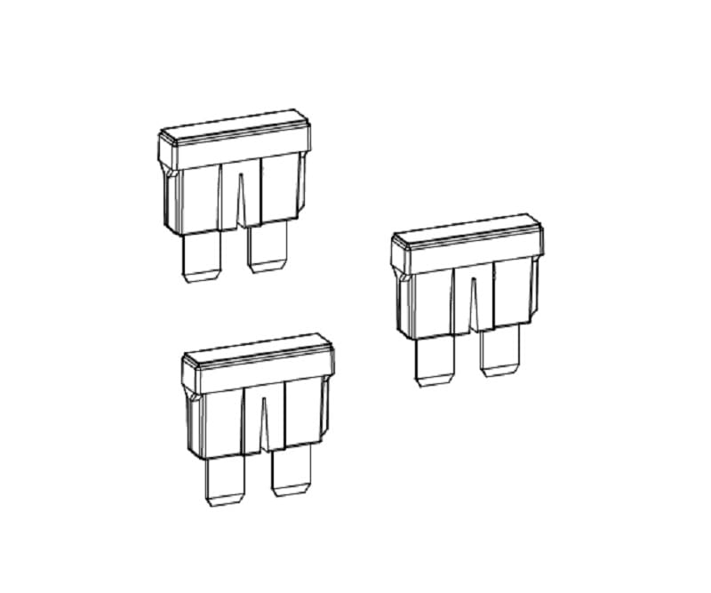 Fusibles 4A - 15A Cardin pour motorisation SL1524 et SL324