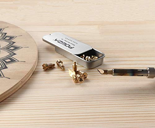72Pcs Wood Burning Kit For Beginners, Adjustable Professional Wood Burner Pen Tool And Accessories, Woodburning Embossing Carving #TOP4