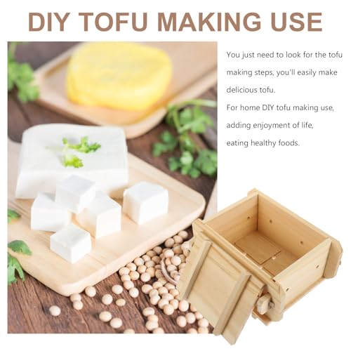 Moule à tofu en bois beige solution simple pour bloc ferme