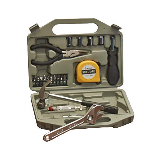 OCM Compact Tool Kit, Perfect for College Student Dorm Rooms, New Apartments, RVs, Cars, Boats and Other Compact Spaces