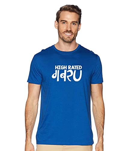 Image of T-Shirt for Men HIGH Rated GABRU Hindi Funny Typography tees