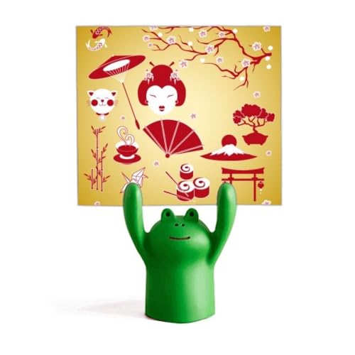 Support pour tasse à sushis japonais stable anti-glisse motif grenouille