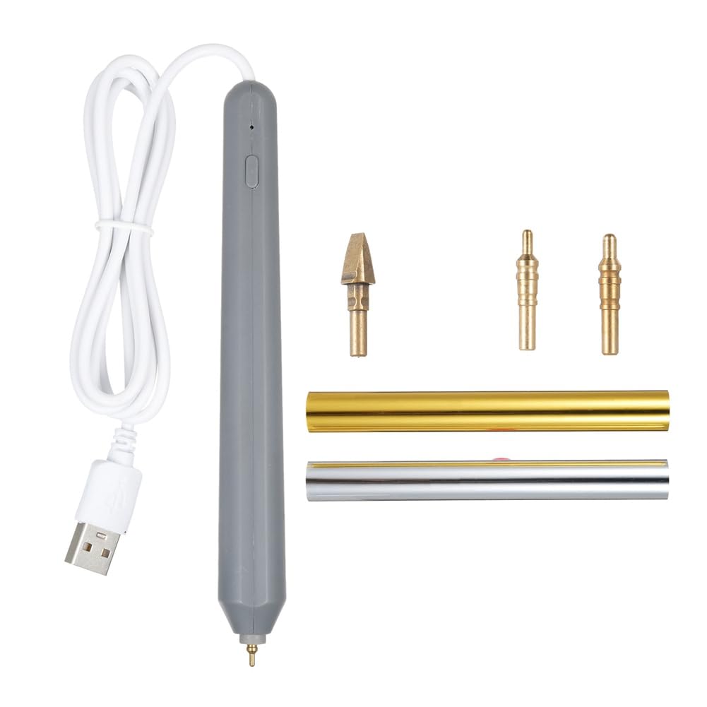 Stylo à Feuille Chauffante USB - Dorure à Chaud Pour Scrapbooking, Cartes, Cuir - Kit Déco DIY