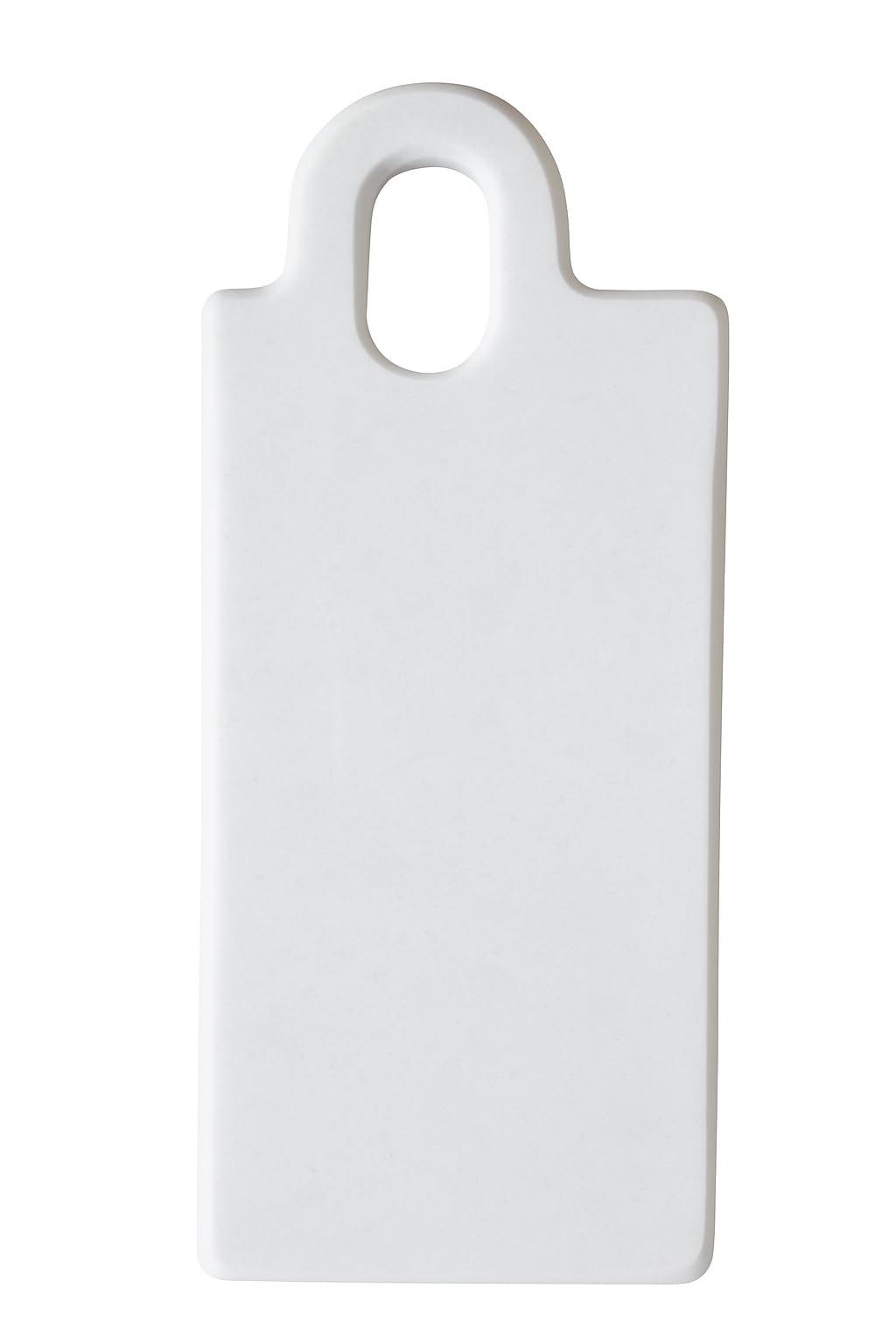 Schneidebrett aus weißem Marmor 35,5x14 cm mit Griff – Langes handgefertigtes Made in Italy Brett für Käse, Wurst & Sushi | Elegante Servierplatte aus Naturstein Design – Kalu Creations