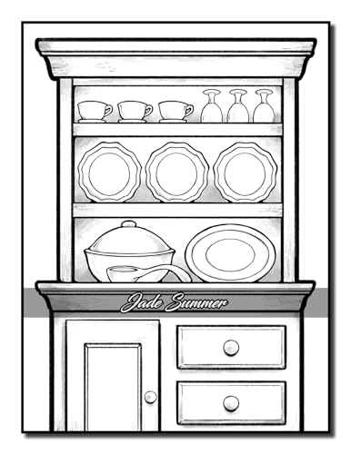 Easy Coloring Book: Large Print Designs for Adults and Seniors with 50 Simple Images of Animals, Flowers, Food, Objects, and More! (Easy Coloring Books) - Image 28