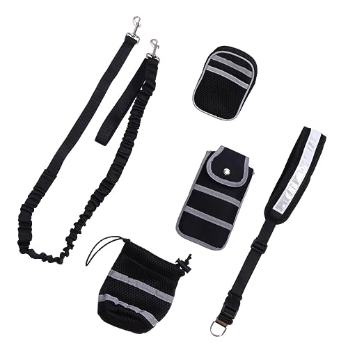 VANZACK 5Pcs Reflective Dog Leash Durable Nylon Pet Walking Leash with Ergonomic Handle for Comfortable Grip Random Color Traction Rope for Control and Freedom