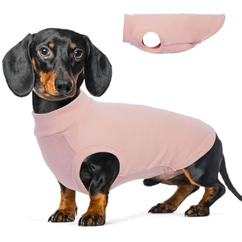 MORVIGIVE Pink Dog Fleece Vest for Medium Dogs Cover