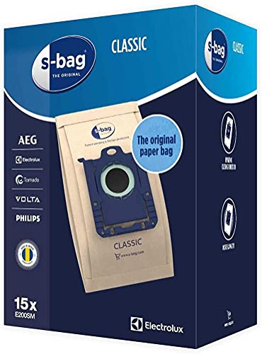 Electrolux E200SM Vacuum Cleaner Bags, Beige