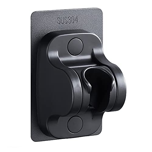 Duschkopfhalter 304 Edelstahl Duschhalter ohne Bohren Verstellbare Duschhalterung (Schwarz) Cover