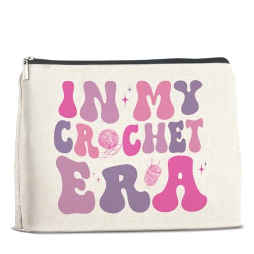 UPNEGE Crochet Gift Makeup Bag, Crochet Lover...