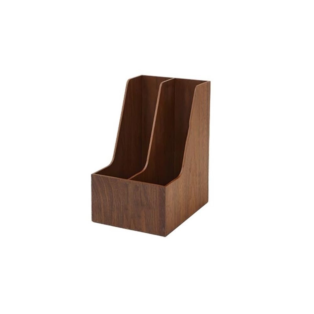 J9V4G6S3B5 Desktop File Rack Vertical File Folder Holder or Office Product Organizer, Space-Saving(Bruin)