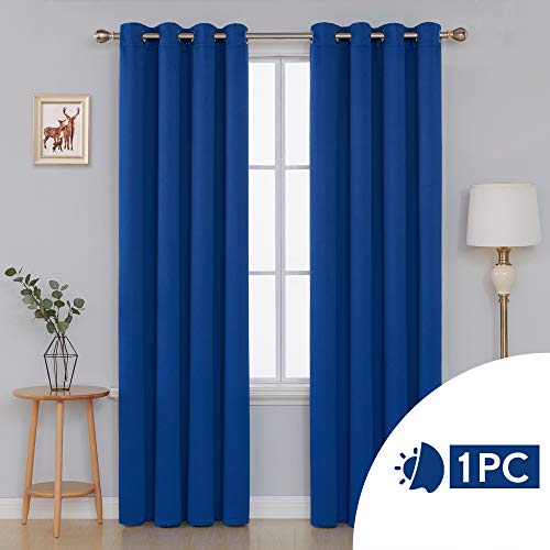 Image of Deconovo CT15724 Blackout Curtain, 52X84, Royal Blue