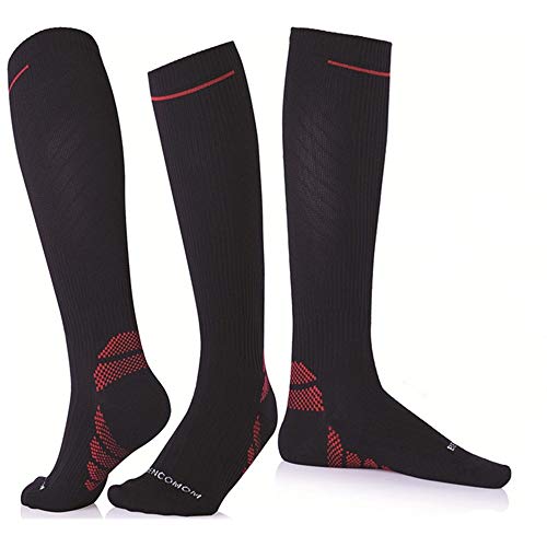 BENCOMOM Compression Socks for Men&Women,Running Compression socks 20-30mmhg for Travel,Flight,Maternity,Athletics,Nurse-Medical Care Grade,Circulation&Recovery,Calf and Leg Pain