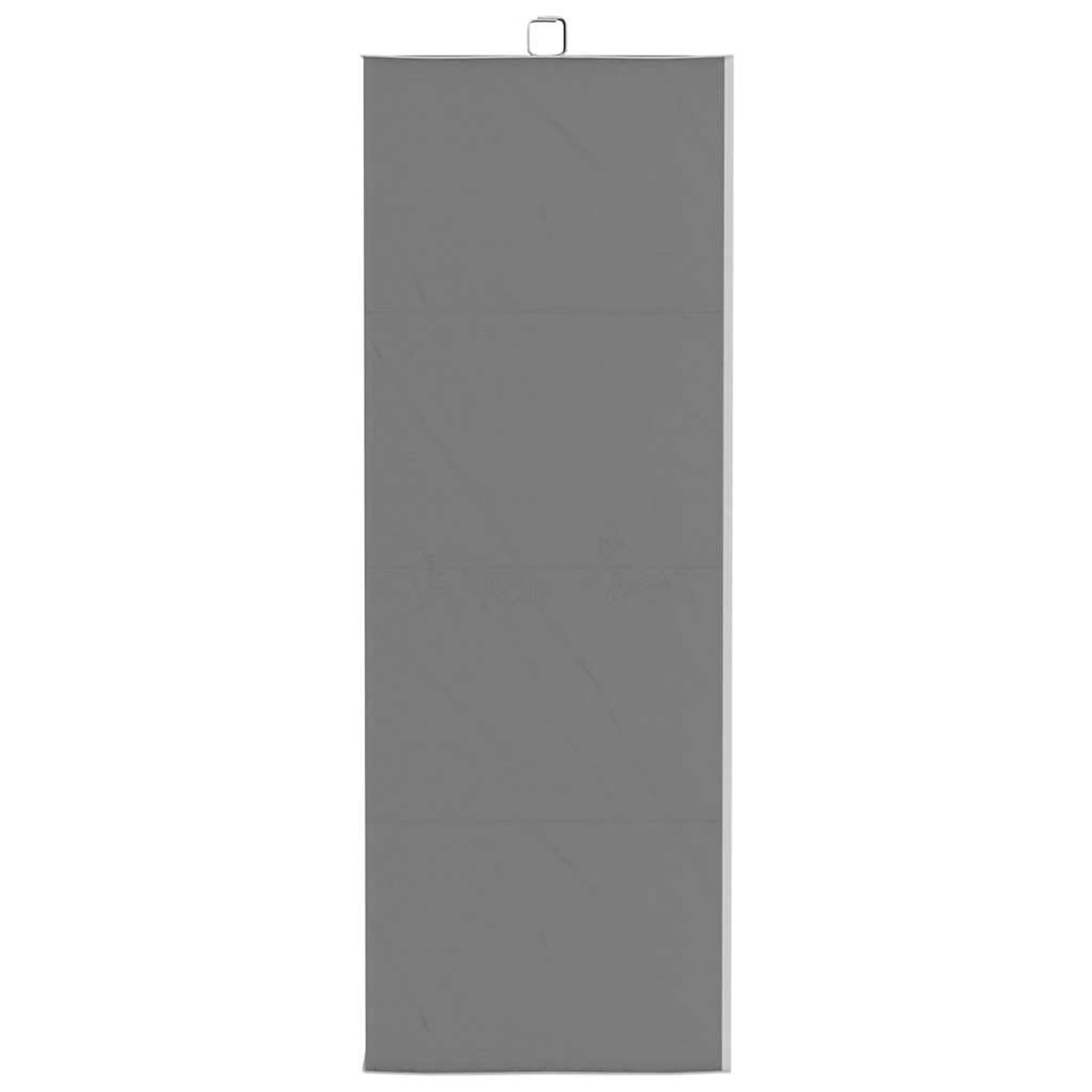 Homgoday Hängeaufbewahrung für Schränke 2 STK. mit 4 Fächern, Stoff, Grau und Weiß, 30x30x84 cm, Faltbare Kleiderorganizer für Kleidung, Handtücher und Accessoires 288324