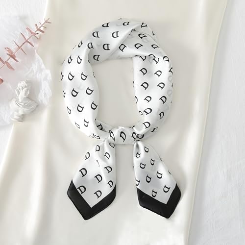 Image of CrossKulture Printed Poly Silken feel Scarf Stole for Women | Stylish, Soft, & Lightweight | Satin Feel Neck Scarf, Hair Scarf, Head Scarf for Women