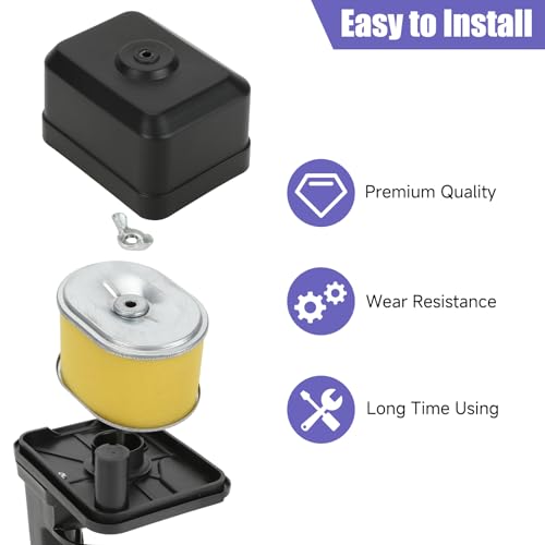 Image of Air Filter Housing Assembly Compatible with GX160 GX200 GX120 GX140 5.5hp Engine Coleman CT200U CT200U-EX BT200X Baja MB165 MB200 Mini Bike Air Cleaner KT196 Go Kart Parts Accessories
