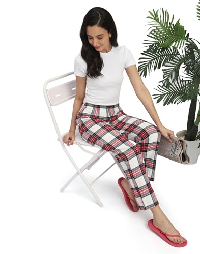 Image of B STORIES Women's Pyjama Pants - Relaxed Fit Nightwear Bottoms | Soft Pyjamas with Pockets | Breathable & Comfortable Sleepwear for Women (S-2XL)