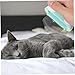Totority Cat Hair Comb Shedding Brush with Comfortable Non Slip Handle Portable Lightweight Pet Grooming Tool for Cats Mint Green