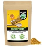 Alpi Nature Pollen d'Abeille 500g, Pollen d'Abeille Naturel pour Smoothie, Céréales, Muesli