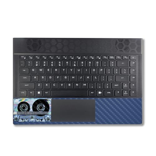 Image of MightySkins Carbon Fiber Skin Compatible With Alienware X14 R2 (2023) Full Wrap Kit - Holo Cassette | Protective, Durable Textured Carbon Fiber Finish | Easy To Apply & Change Styles | Made in the USA