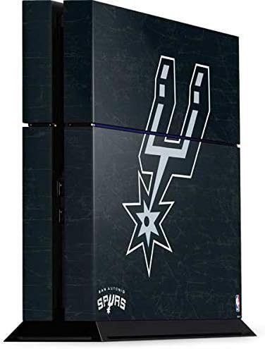Skinit Decal Gaming Skin for PS4 Console - Officially Licensed NBA San Antonio Spurs Secondary Logo Design