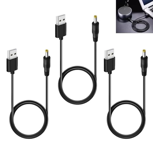 Kmuqshy Lot de 3 Câble D'alimentation USB DC, Câble Alimentation Routeur USB, Câbles de Données et Chargeur PSP 2 en 1, Compatible PSP 1000, 2000, 3000,...