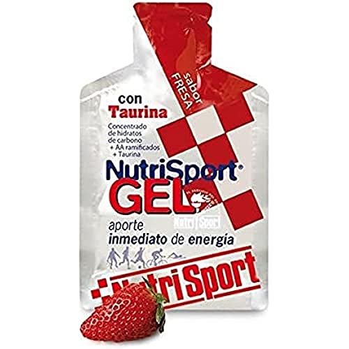 Caja Nutrisport Gel Taurina Fresa 24 Geles