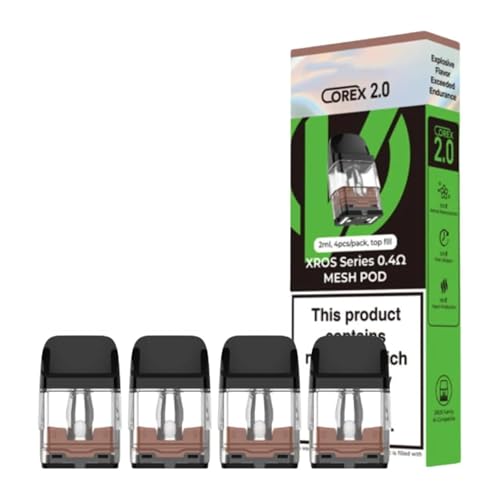 ZLIP For Vaporesso Xros Pods 0.4 ohm Xros Pro Pod Xros 4 Mini Pods Top Fill Built In Mesh Coil No Nicotine