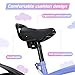 BODIOO Kids Bike Bicycle 14 Inches Kid Bicycle for Boys Girls with Training Wheels Sturdy Frame Adjustable Seat Handbrake and Coaster Brake for Rider 37 to 42 Inch（Gradient Purple）