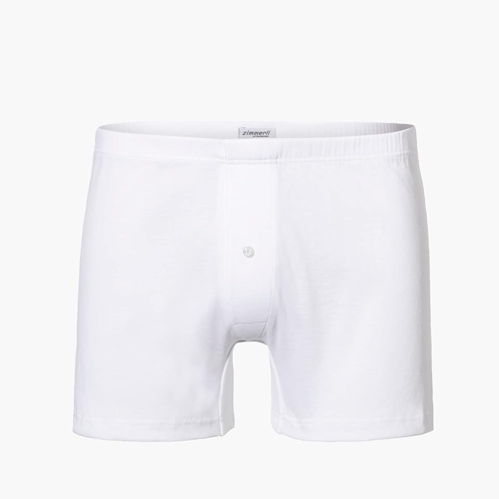 Business Class | Boxer Brief, open fly - white - Zimmerli of