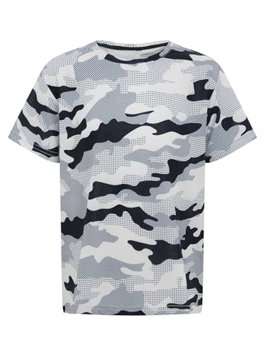 YiZYiF Kids Boys Camouflage Athletic Shirt Short Sleeve Quick-Drying Tees Performance Sports Tops3