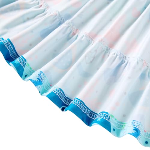 Image of Vieille Toddler Girls Summer Dress Ruffle Casual Beach Sundress 2-8 Years