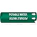 Brady 5744-I, 92773 High Performance - Wrap Around Pipe Marker, (Pack of 15 pcs)
