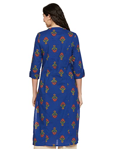 Image of Amazon Brand - Tavasya Women's Cotton Solid Regular Kurti