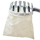 Orgrimmar 2 Packs Fruit Pickers with Nylon Catcher Basket Labor Saving Gardening Farm Picking Device Tools