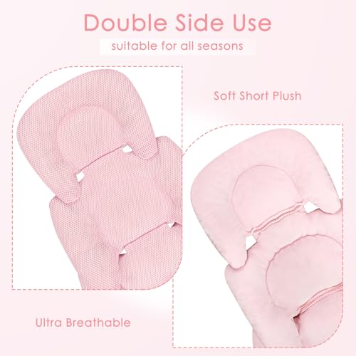 Cojín Reductor para Silla de Auto Infantil Rosa miniatura 2