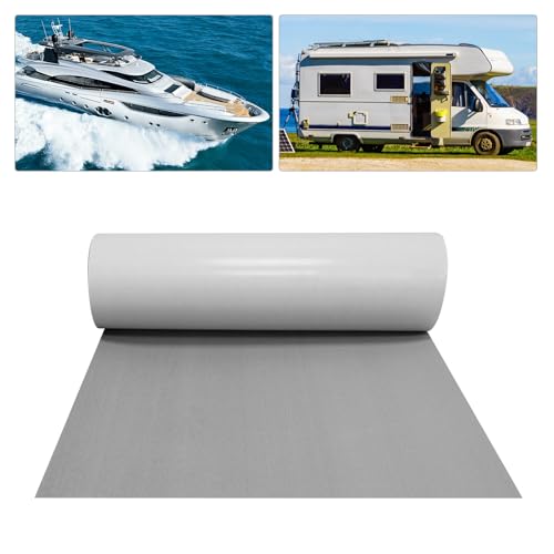 ieLsngai Eva Schaum Boot Yacht Boden Matte, Eva Schaum Bodenbelag Fußboden Teakholz-Deck Selbstklebend Matt Yacht Boot, Selbstklebende Bootsbelag-Matte 240 * 90cm
