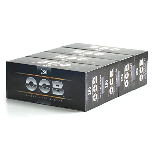 OCB Lot de 4 boîtes de 250 tubes avec filtre